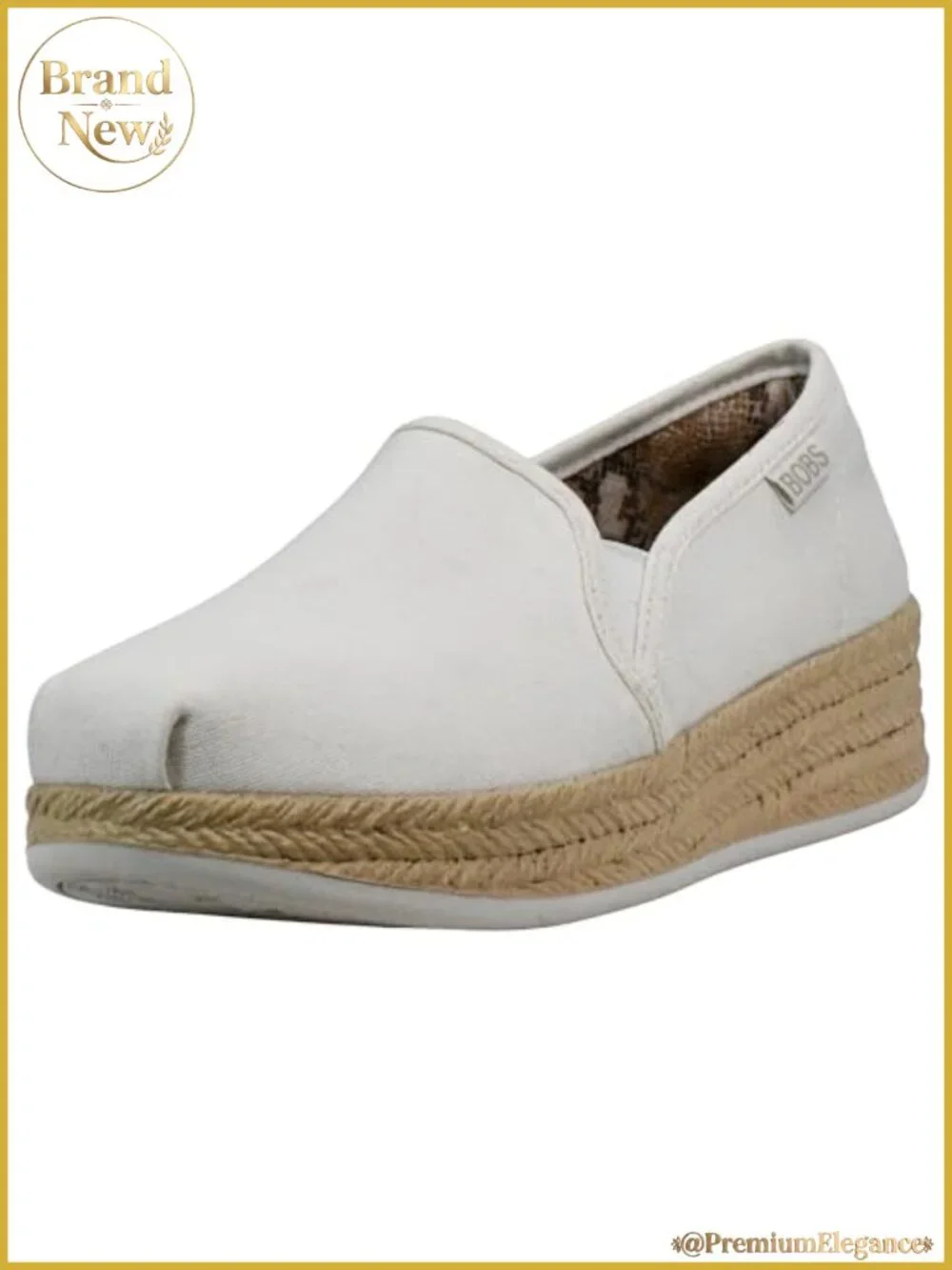 Skechers Women's Urban Highlites Platform Espadrille Sneakers Memory Foam